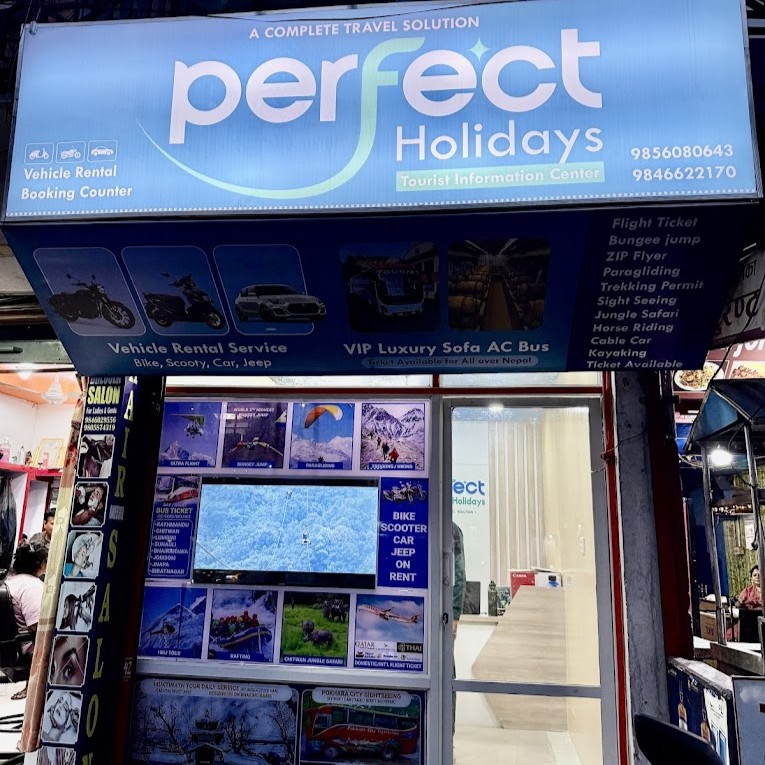 Perfect Holidays office team in Pokhara